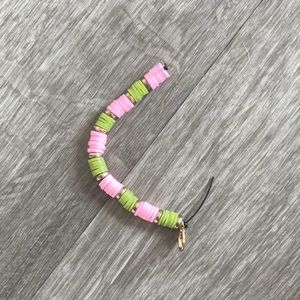 Green and Pink keychain